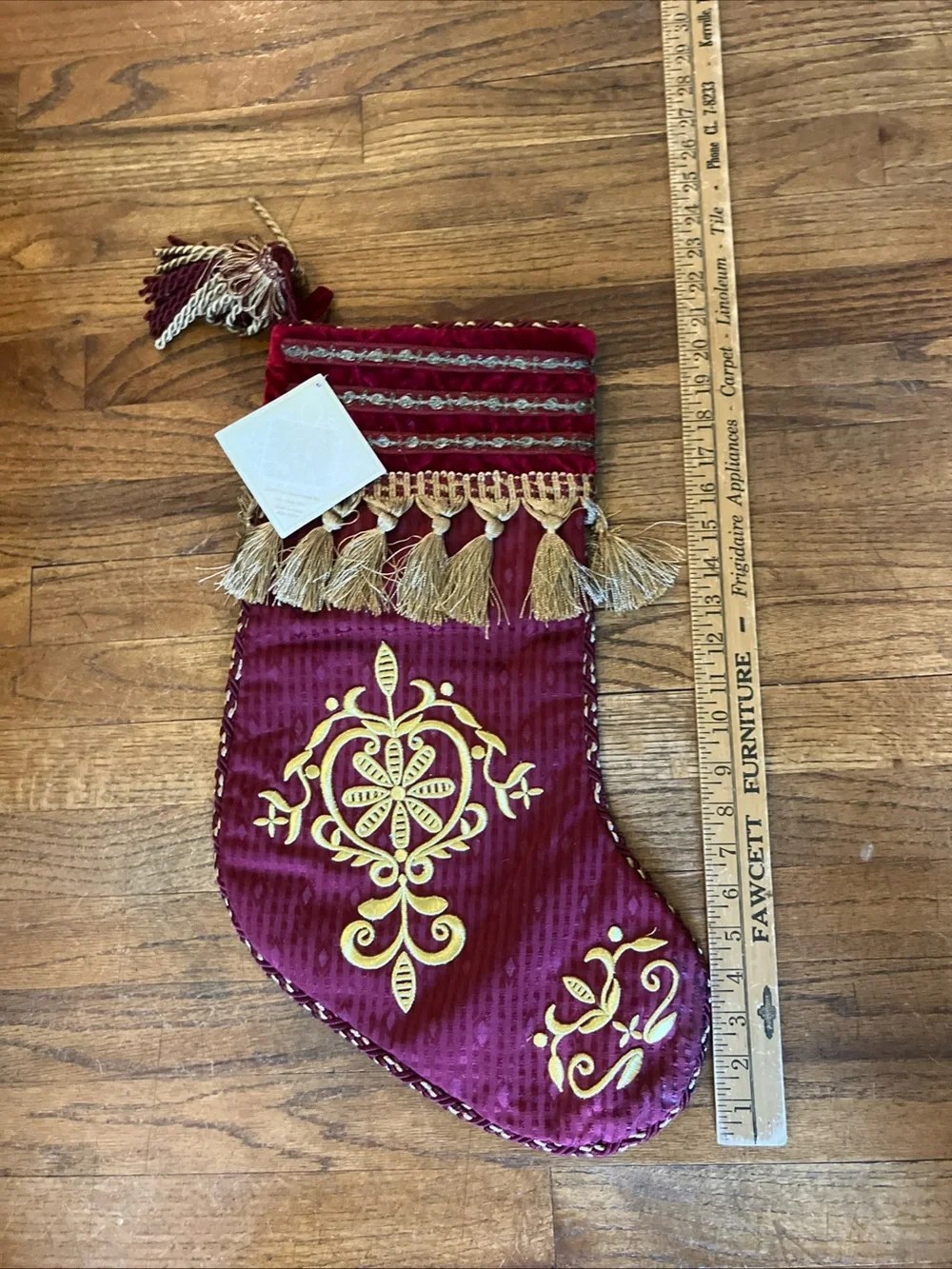 vintage The Jabara Group Christmas stocking